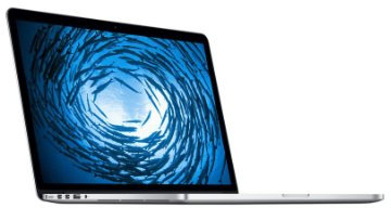 Apple MacBook Pro 38,10 cm (15 Zoll) Notebook (Intel-Core i7 4750HQ, 2,0GHz, 8GB RAM, 256 GB SSD, Intel Iris Pro Graphics 5200, Mac OS) silber (Generalüberholt)