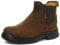 MENS GRAFTERS BROWN LEATHER WIDE FITTING CHELSEA DEALER SAFETY BOOTS M9509B (UK9)
