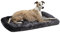 MidWest Homes for Pets Modell 40236-GY Haustierkissen, Hundebett, 91 cm langes Hunde- oder Katzenbett mit bequemer Polsterung, ideal für mittelgroße Hunderassen, grau