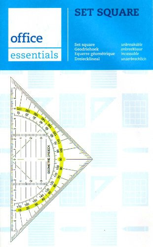 Geodreieck Geometrie Dreieck Dreiecklinieal unzerbrechlich Flexibel 16 cm