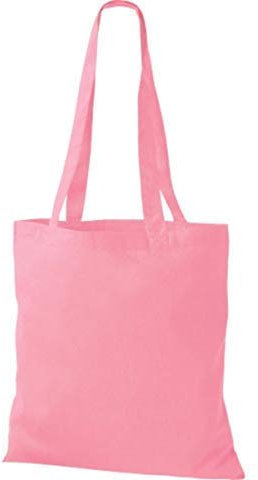 Shirtinstyle Premium Stoffbeutel Baumwolltasche Beutel Shopper Umhängetasche, Farbe classicpink