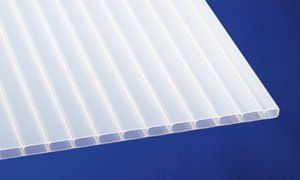 Acryl Stegplatten Hohlkammerplatten weiß-opal 6000 x 1200 x 16 mm