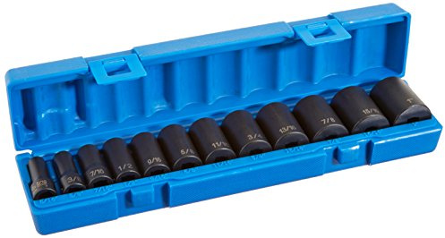 Grey Pneumatic (1213SD) 3/8 Drive 12-Piece Semi-Deep Standard Socket Set