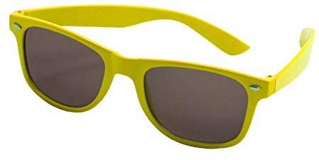 Folat Party Brille Blues Brothers Neon Gelb