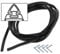Spares2go Rubber Door Seal With Barbed Clips For Bush Oven Cookers