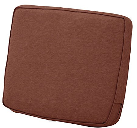 Classic Accessories Montlake Wasserabweisendes Rückenkissen für Terrasse, Lounge, Henna-Rot, 63,5 x 45,7 x 10,2 cm