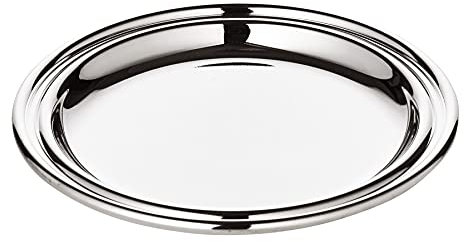 EDZARD sous-verre bouteille Astoria, argenté, diamètre 14 cm