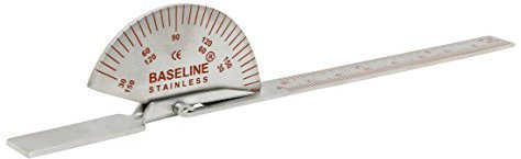 Baseline W54296 Goniometro in acciaio inossidabile 15 cm per Piccole Articolazioni