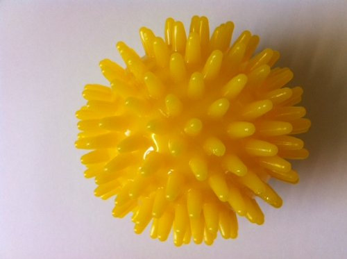 Igel-Ball Noppenball Massageball gelb 8cm
