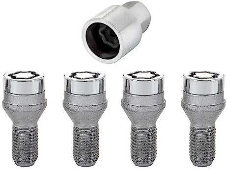 27566SU Radsicherungsbolzen SU (Standard) für den Fiat Ducato >3,5t M16x1.5, Kegelsitz, Schaftlänge 30,0mm, Gesamtlänge der Schraube 60,4 mm, SW 21mm, Schlüsseldurchmesser 33,3 mm