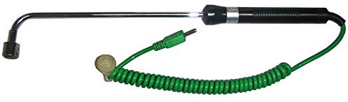 PeakTech TF-30 Sonde de température professionnelle de type K, 50-500 degrés, sonde de température pour température de surface, diamètre de la sonde 14 mm