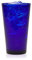 Libbey Cobalt Blue Drinking Glasses, Classic Design Flare Tumbler Glasses Set of 8, Dishwasher Safe Glass Drinking Glasses for Beverages