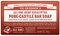 Dr Bronner's Reine Naturseife | Eukalyptus | Seifenstück | Mit Biologischen Ölen | Ohne Synthetische Zusätze | 140 g