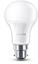 Philips B22 Bayonet LED Light Bulb, 6 W - Warm White Frosted