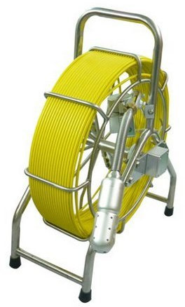 GOWE 360 Degree Rotating Camera 120m Push Rod Cable Waterproof Drain Sewer Pipe Inspection Camera Sensor Size:1/4;Horizontal Resolution:700TVL; Signal System:NTSC