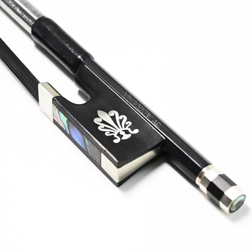 VINGOBOW - Geigenbogen Violine Geigen bogen Aus Carbonfaser Carbon Bow Zertifizierte Leistung Cool aussehender lauter und wilder Ton 4/4