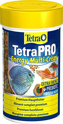Tetra Pro Energy Multi-Crisps - Premium Fischfutter mit Energiekonzentrat für gesteigerte Vitalität, 100 ml Dose
