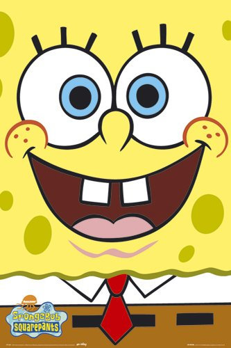 Sponge Bob Schwammkopf Maxi-Poster Spongebob Groesse: 61 x 91,5 cm Lieferumfang: gerollt