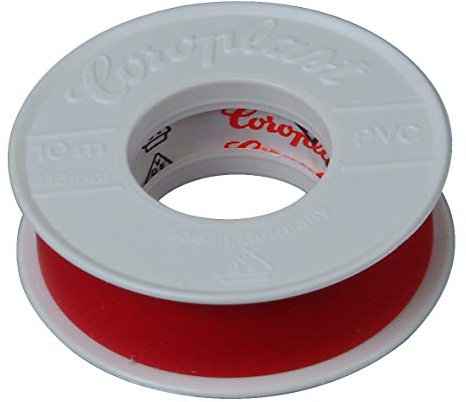 Kopp 320712089 Isolierband, 10 m lang, 15 mm breit, rot
