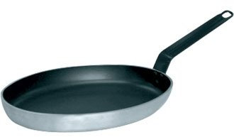Nextday Catering T370 Fry pan, Oval, Heavy duty, aluminium, Non-stick, 400 mm Diameter