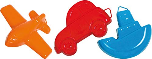 GOWI 558-55 Sandform Fahrzeuge, farblich Sortiert, einzeln, Sandkästen und Sandspielzeuge