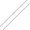 Materia Damen Schlangenkette Silber 925 Halskette 1,2mm rhodiniert K22-50 cm