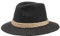 Ur-Tiroler Trachtenhut - Almhut Herren/Damen - Wanderhut aus 100% Wollfilz - Oktoberfesthut mit RIpsfutterband - Tirolerhut Sommer/Winter - Filzhut anthrazit 55 cm
