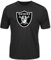 Majestic NFL Football T-Shirt Oakland Raiders Logo Tech Cool Base (XL)