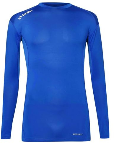 Sondico Mens Base Core Long Sleeve Base Layer Top Royal S