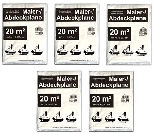 5 x lona pintor (pantalla pintor (tela de pintor | pintor (para pantalla diseño pantalla 4 m x 5 m 7 My