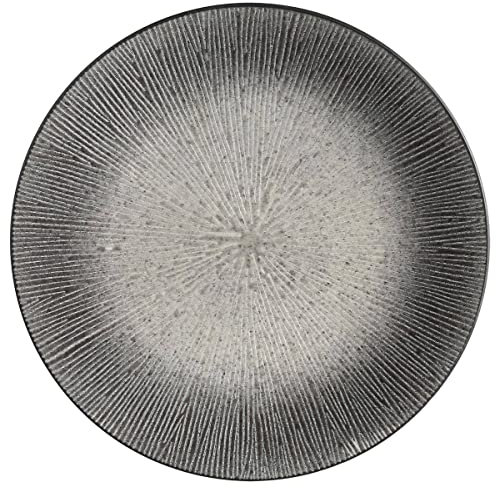 Secret de gourmet - Assiette plate gris