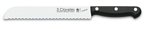 3 CLAVELES CUCHILLO PANERO UNIBLOCK 20 cm - 8 FH 3C