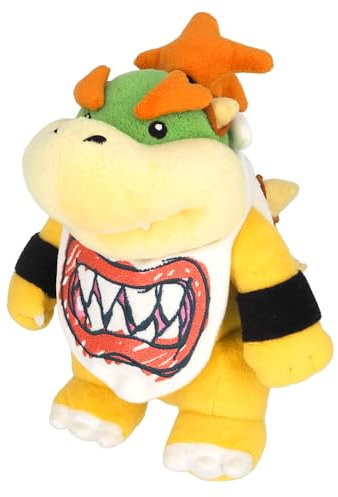 Sanei Super Mario All Star Collection 20,3 cm Bowser Jr. Plüsch, Small