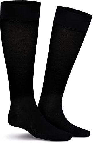 KUNERT Herren Kniestrümpfe Fly&Care® Stützklasse III effektive Stützwirkung Black 0070 41-42
