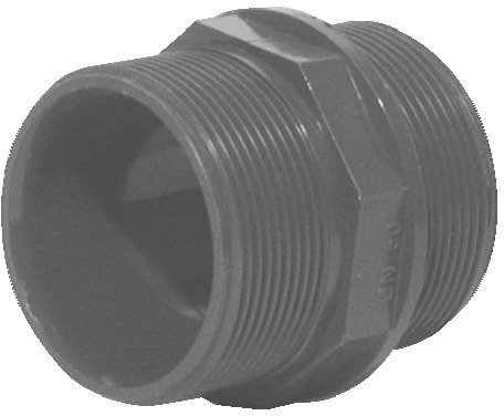 Mamelon PVC pression droite/droite 40x49