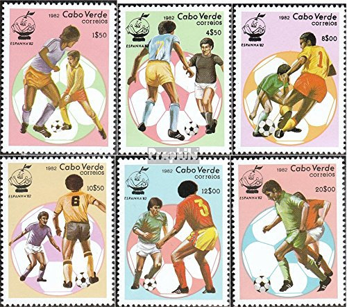 Cap Verde 458-463 (complète.Edition.) Neuf avec Gomme Originale ** MNH 1982 Coupe du Monde (Timbres pour Les collectionneurs) Football