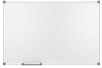MAUL Whiteboard 2000 MAULpro 100 x 150 cm | Magnetische Wandtafel aus Aluminium mit Stiftablage für Whiteboard Marker | Trocken abwischbar | Kratzfeste Oberfläche | Quer- und Hochformat | Grau