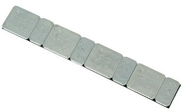 Bike Equipment Auswuchtgewichte Klebestreifen Silber flach