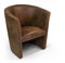 moebel-eins Charly Cocktailsessel Gobi 03 braun, Material Kunstfaser