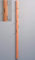 M2 Kollektion 736817 Garderobe / Wandgarderobe mit Klapphaken Palo, Echtholz Kernbuche massiv geölt, 185x8x4cm