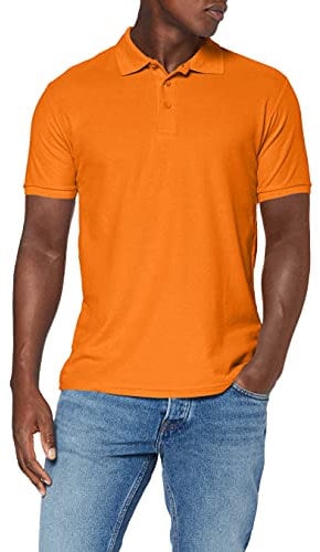 Fruit of the Loom Herren 65/35 Poloshirt, Orange-Orange, M
