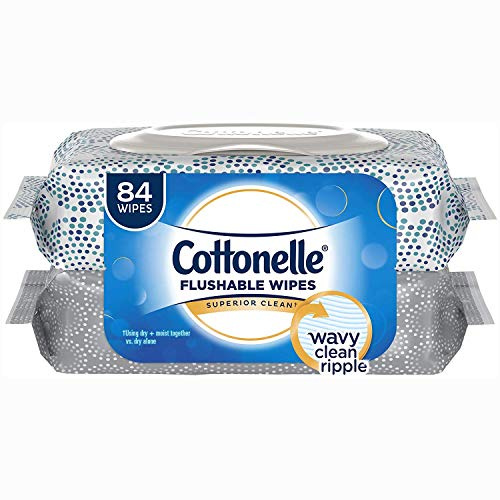 Cottonelle Fresh Care Flushable Cleansing Cloths Refills 84 Ea - Packaging May Vary Pack Of 4