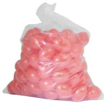 Prell Ostereier Plastik/Kunststoff, Eier, Deko, Osterdekoration, zum Aufhängen, Bemalen und Dekorieren ca. 60mm 100 Stück rosa