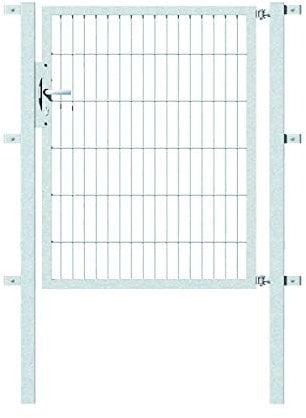 Alberts 646738 Einzeltor Flexo mit Zubehör | verschiedene Breiten und Höhen | feuerverzinkt | Breite 100 cm | Höhe 120 cm