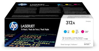 HP 312A 3er-Pack (CF440AM) Blau/Rot/Gelb Original Toner für HP Color Laserjet Pro MFP M476