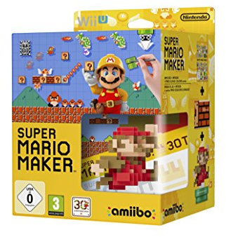 Super Mario Maker + Amiibo 'Super Mario Bros' - Mario classique : rouge - édition limitée