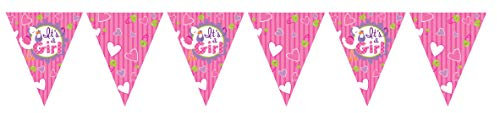 Creative Party M251 Papier-Wimpelbanner It's a Girl, 1 Stück