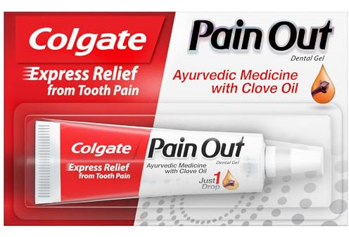 Colgate Zahngel, 10-Gramm-Tube, Linderung von Zahnschmerzen in drei Minuten, Fluoridfrei, Geschmacklos, Zahngele, Zahnpflege