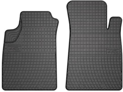 FROGUM EL Toro Gummimatten Ganzjähriges-Set von Autofussmatte Auto Fußmatten für Renault Kangoo I 1997-2008 | Beständiges Gummi Material | 1,5cm Schutzkante