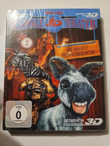 Kasperle Theater 3D - Teil 2: Die Bremer Stadtmusikanten [3D Blu-ray]